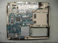 Remove notebook system board