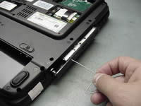 Remove laptop DVD drive