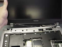 Remove laptop LCD screen