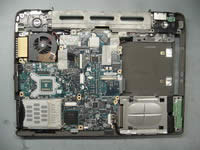 Removing notebook systemboard