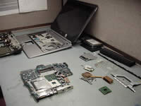 Toshiba Satellite M35 notebook teardown